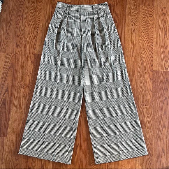 Alice + Olivia Eric High Waisted Plaid Pants - Picture 2 of 9